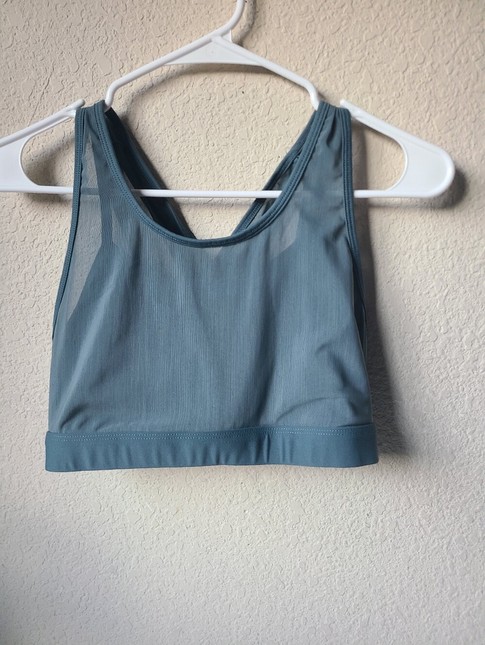 Fabletics Teal Women's Mesh-Back Bralette Size S